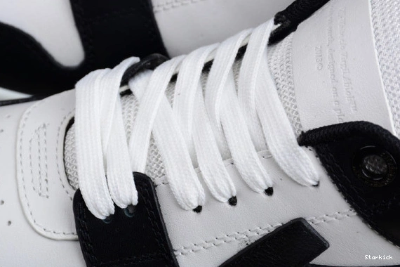 O-W Out Sneakers Of Leather Office Low-top 0902